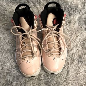 Pink Jordan 4’s